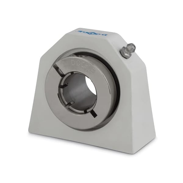 TB-DLEZ-104-PCR, Tapped-Base Pillow Block, Non-Expansion, Polymer, 1.25" Bore Dia.